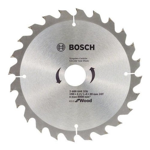Bosch Eco For Wood Ahşap Daire Testere 190 X 2.2/1.4 X 30 mm 24 Diş - Pazaribu