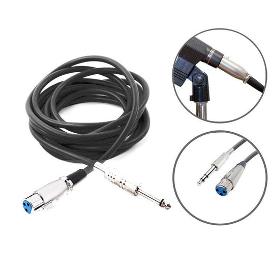Kablo Mikrofon Pro 5 Metre Siyah KJM5BK - Pazaribu