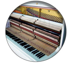 Piyano Konsol Duvar Hofhaimer Fildişi Beyazı HUP123IV - Pazaribu